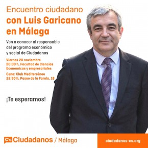 Encuentro ciudadano con Luis Garicano en Málaga