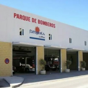 Ciudadanos Fuengirola muestra su apoyo a los funcionarios de su Parque Municipal de Bomberos