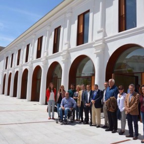 José Antonio Moreno Ocón en la entrega de llaves del Edificio El Pósito al Ayuntamiento por parte de la Junta de Andalucía