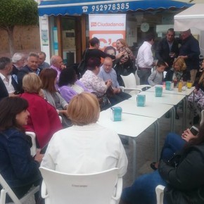 Ciudadanos Rincón de la Victoria celebra su primer café informativo