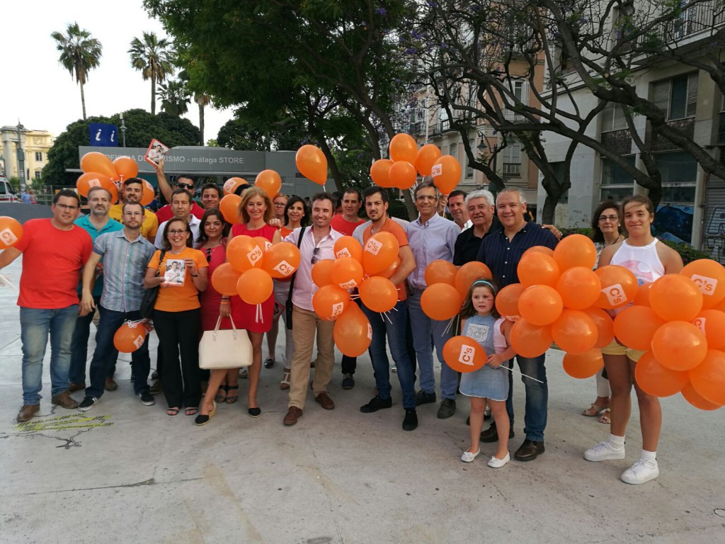 Paseo informativo Ciudadanos Málaga con Irene Rivera2