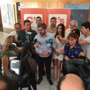 Hervías destaca la “buena salud” de Ciudadanos en Málaga, una provincia que ha obtenido el cuarto mejor resultado de España en las pasadas elecciones