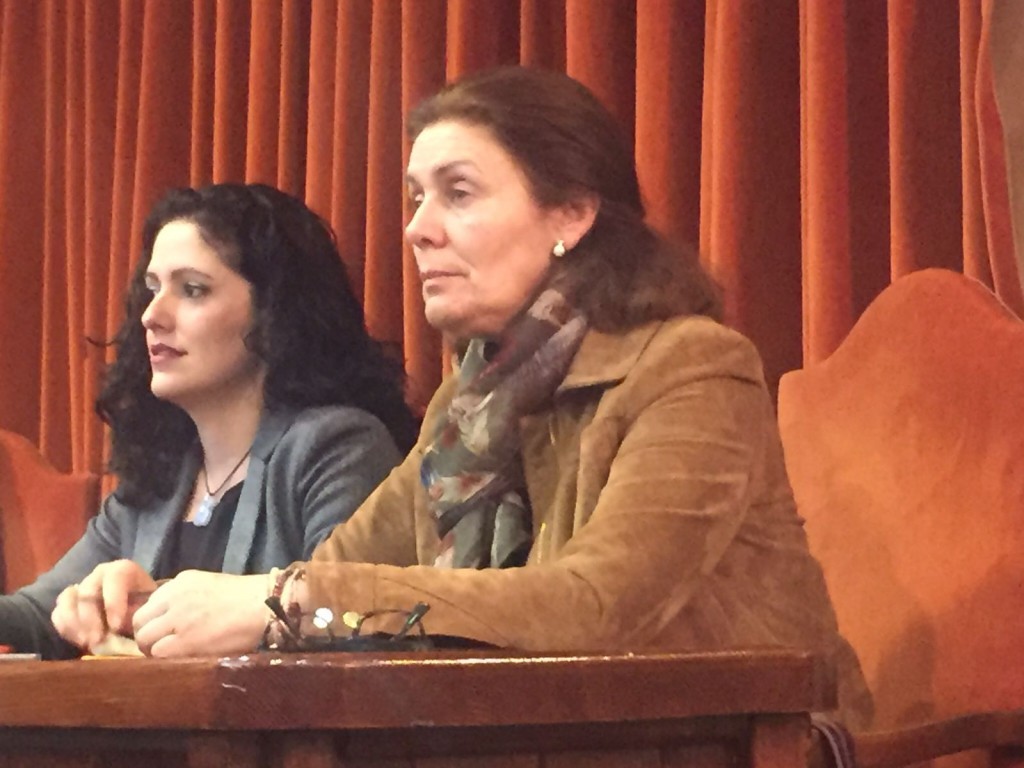 María del Carmen López y Lola Sánchez Nerja
