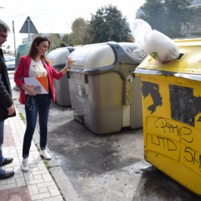 Ciudadanos propone la sustitución de contenedores en la vía pública por ‘ecopuntos’ que concentren los residuos industriales y residenciales