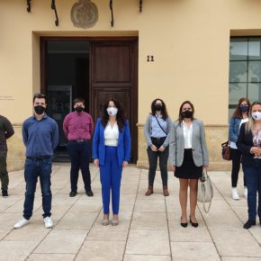 La ejecutiva de Cs Axarquía Occidental acompaña a Rocío Ruíz en su visita a Vélez-Málaga