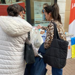 Ciudadanos finaliza su campaña de recogida de alimentos y material en ayuda del pueblo ucraniano   